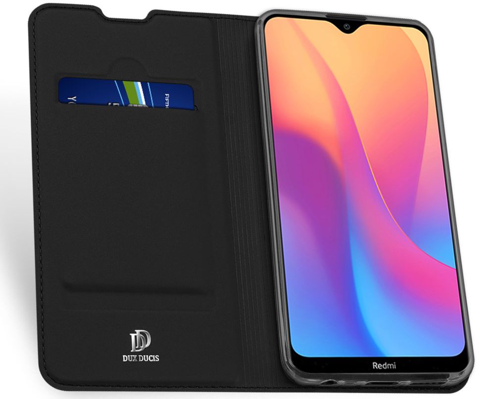 Dux Ducis Premium Book Case Xiaomi Redmi 8A Hoesje Zwart afbeelding 1