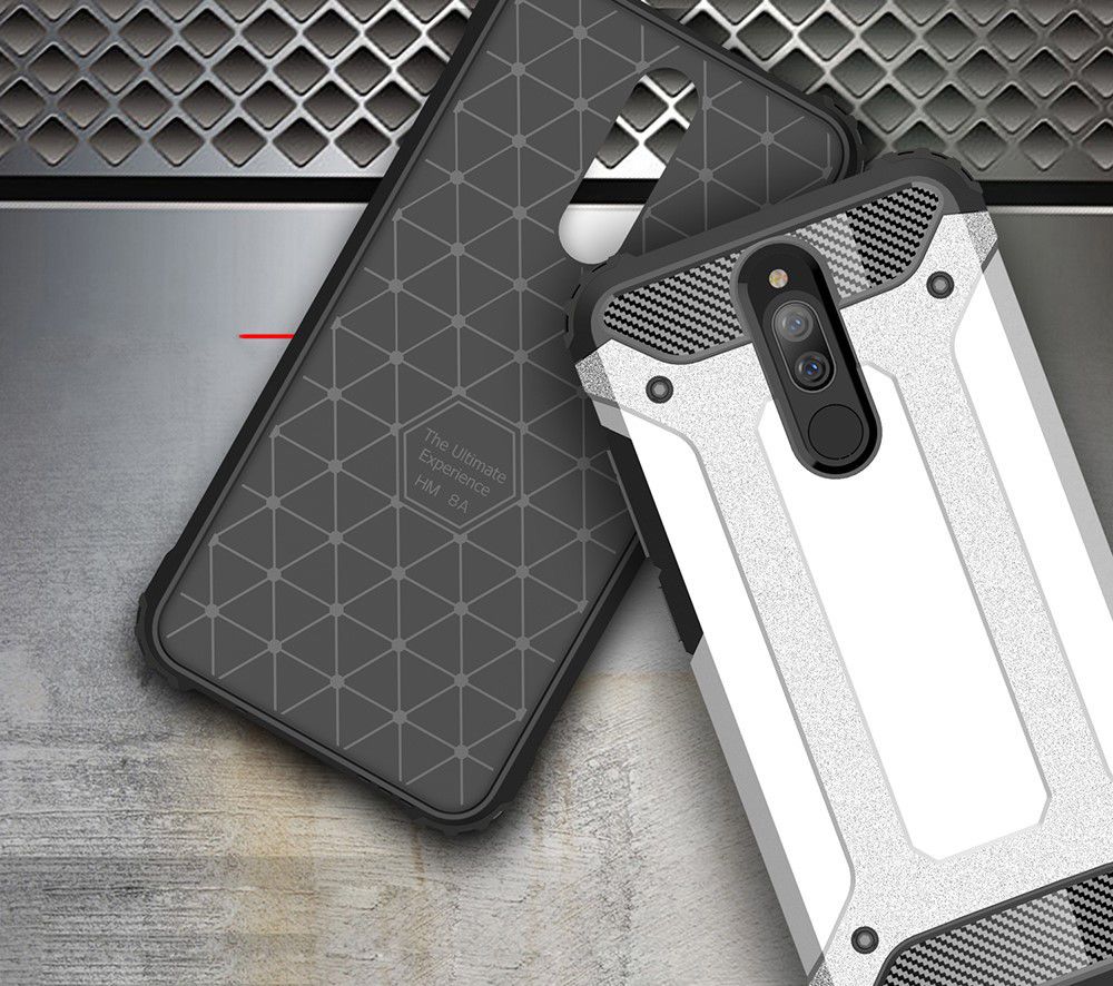 Xiaomi Redmi 8A Hybride Hoesje Zwart afbeelding 2