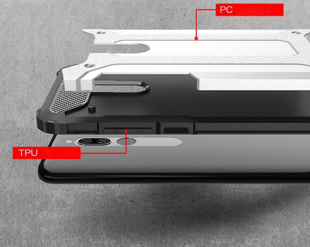 Xiaomi Redmi 8A Hybride Hoesje Zwart afbeelding 5