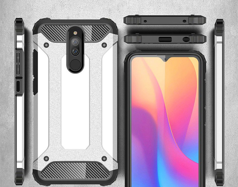 Xiaomi Redmi 8A Hybride Hoesje Zwart afbeelding 7
