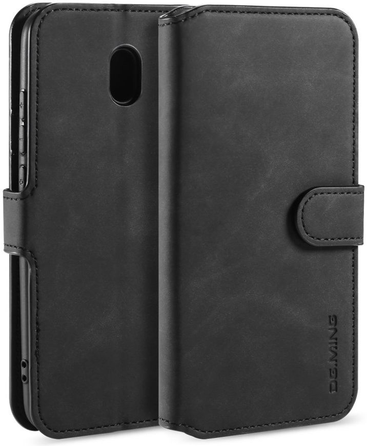 DG Ming Xiaomi Redmi 8A Retro Portemonnee Hoesje Zwart afbeelding 3