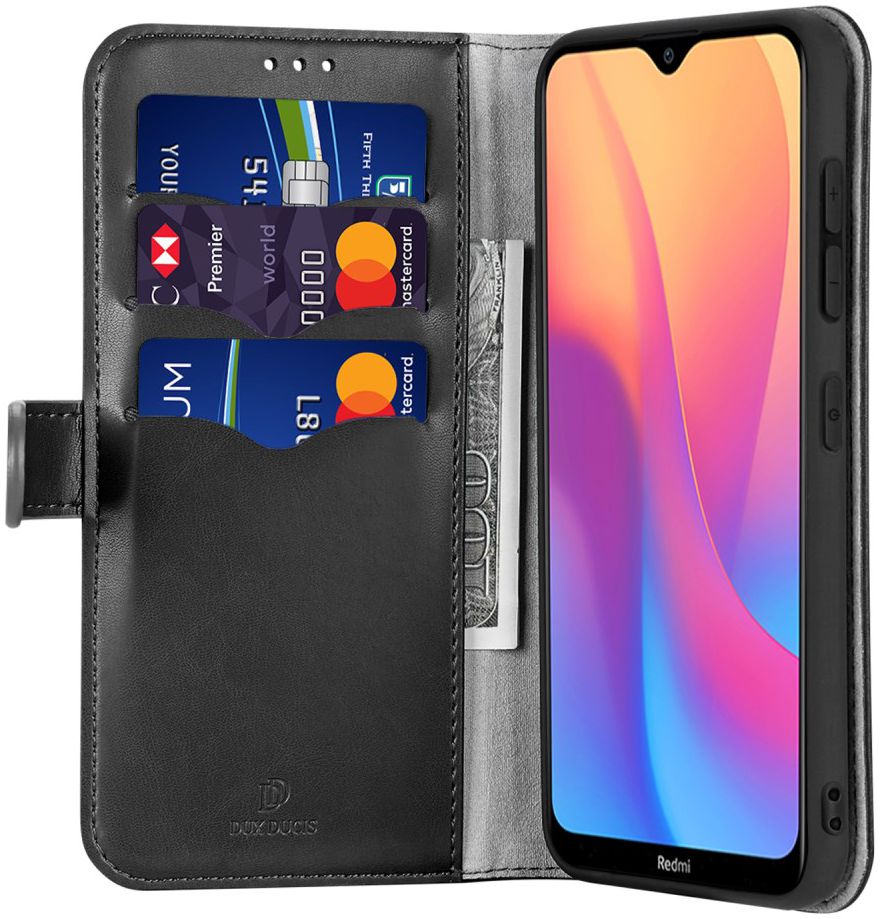 Dux Ducis Kado Series Xiaomi Redmi 8A Portemonnee Hoesje Zwart afbeelding 1