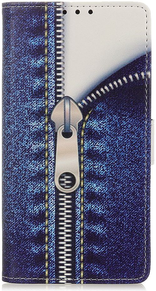 Xiaomi Mi Note 10 (Pro) Portemonnee Hoesje Print Blauw afbeelding 1