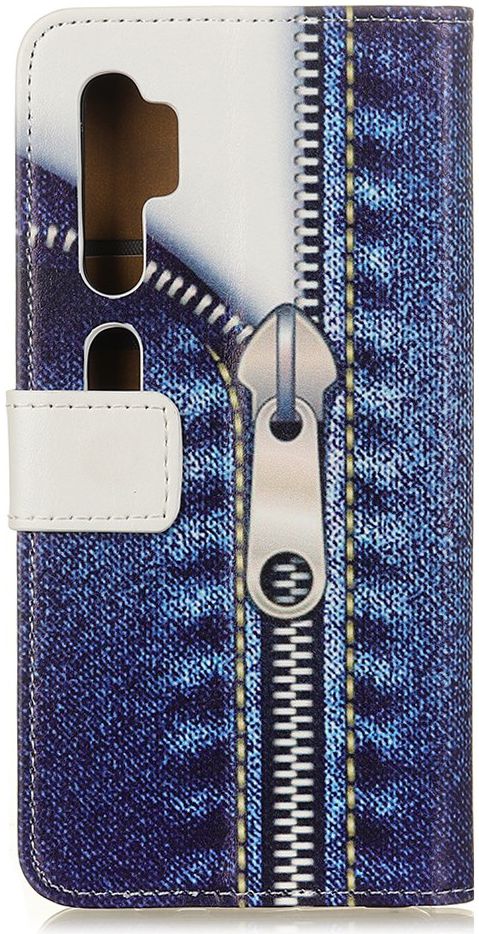 Xiaomi Mi Note 10 (Pro) Portemonnee Hoesje Print Blauw afbeelding 3
