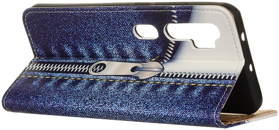 Xiaomi Mi Note 10 (Pro) Portemonnee Hoesje Print Blauw afbeelding 4