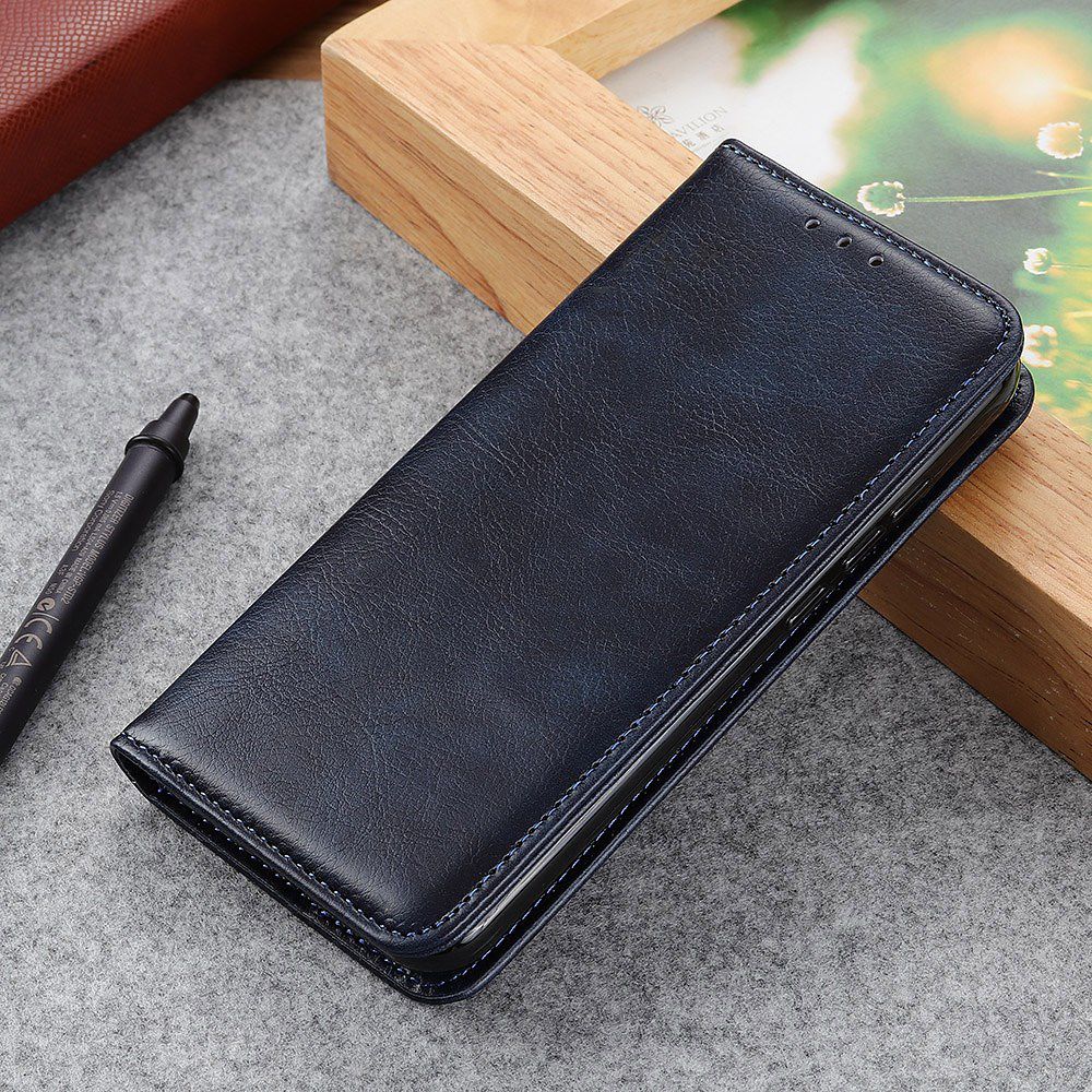 Xiaomi Redmi Note 8T Splitleren Portemonnee Hoesje Donkerblauw afbeelding 9