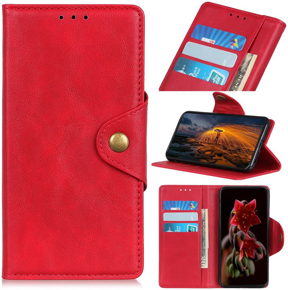 Xiaomi Redmi Note 8T Bookcase Hoesje Rood afbeelding 1