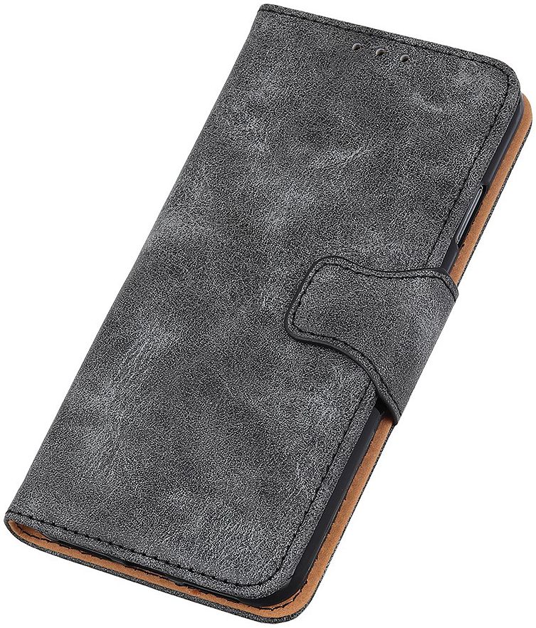 Xiaomi Redmi Note 8T Bookcase Vintage Hoesje Grijs afbeelding 10