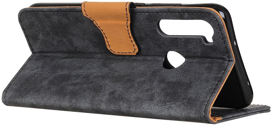 Xiaomi Redmi Note 8T Bookcase Vintage Hoesje Grijs afbeelding 3