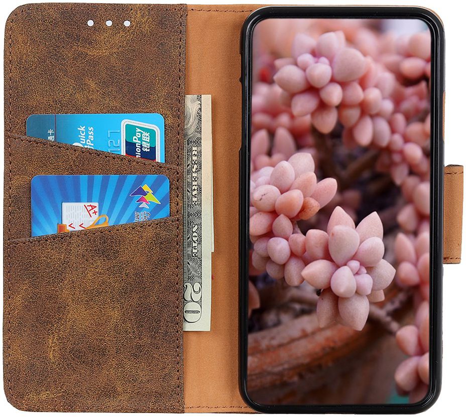 Xiaomi Redmi Note 8T Vintage Bookcase Bruin afbeelding 1