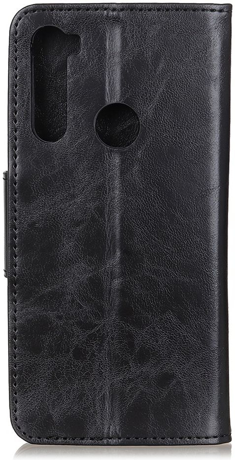 Xiaomi Redmi Note 8T Crazy Horse Leather Wallet Case Zwart afbeelding 5