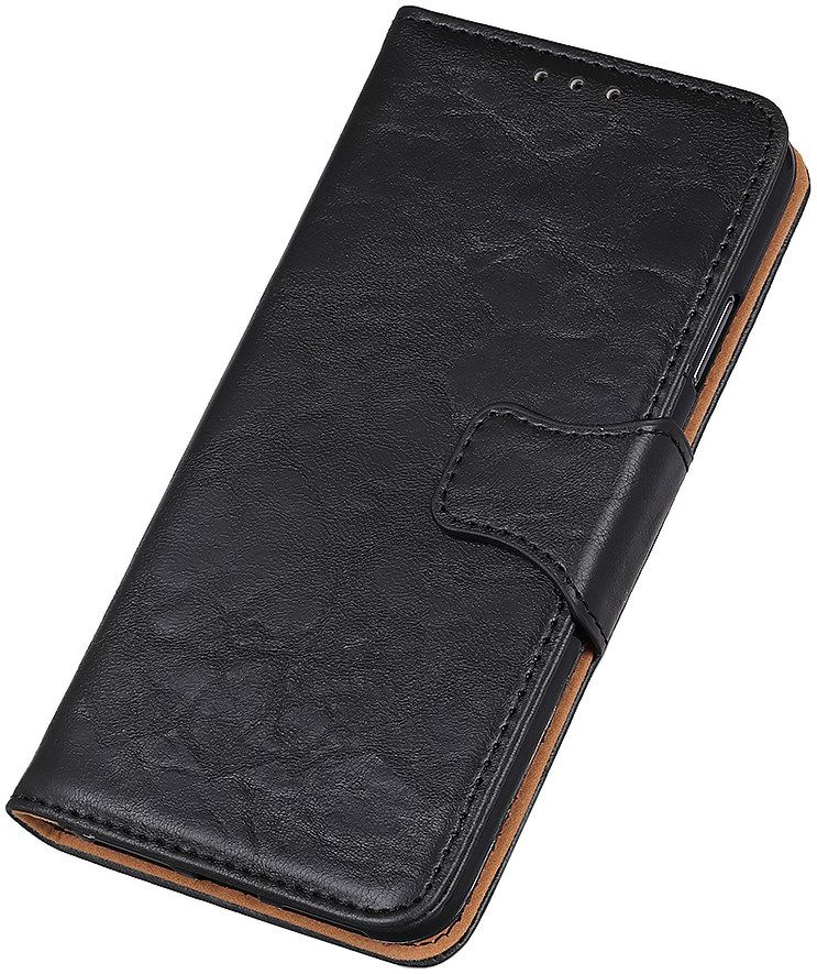 Xiaomi Redmi Note 8T Crazy Horse Leather Wallet Case Zwart afbeelding 8