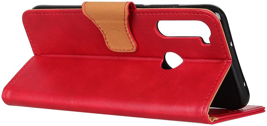 Xiaomi Redmi Note 8T Crazy Horse Portemonnee Hoesje Rood afbeelding 6