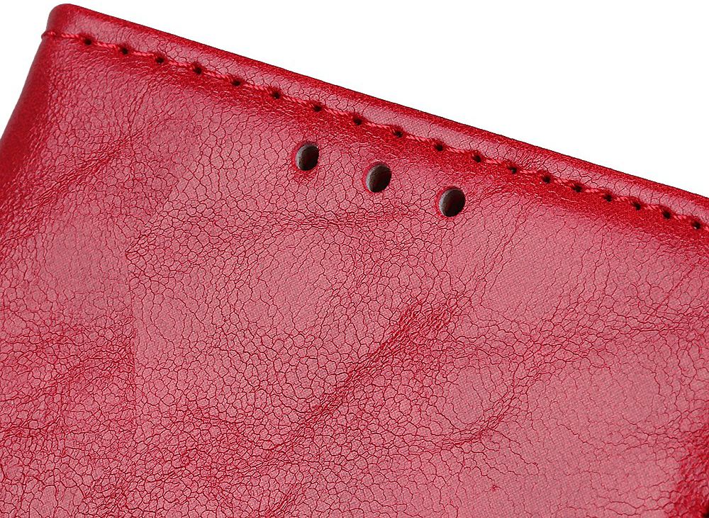 Xiaomi Redmi Note 8T Crazy Horse Portemonnee Hoesje Rood afbeelding 10