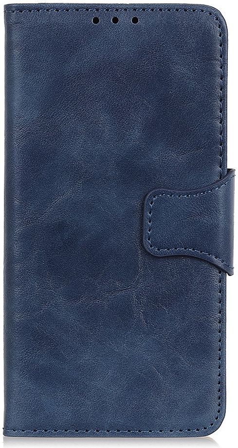 Xiaomi Redmi Note 8T Crazy Horse Leren Portemonnee Hoesje Blauw afbeelding 5