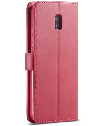 Xiaomi Redmi 8A Portemonnee Stand Bookcase Hoesje Roze Hoesjes