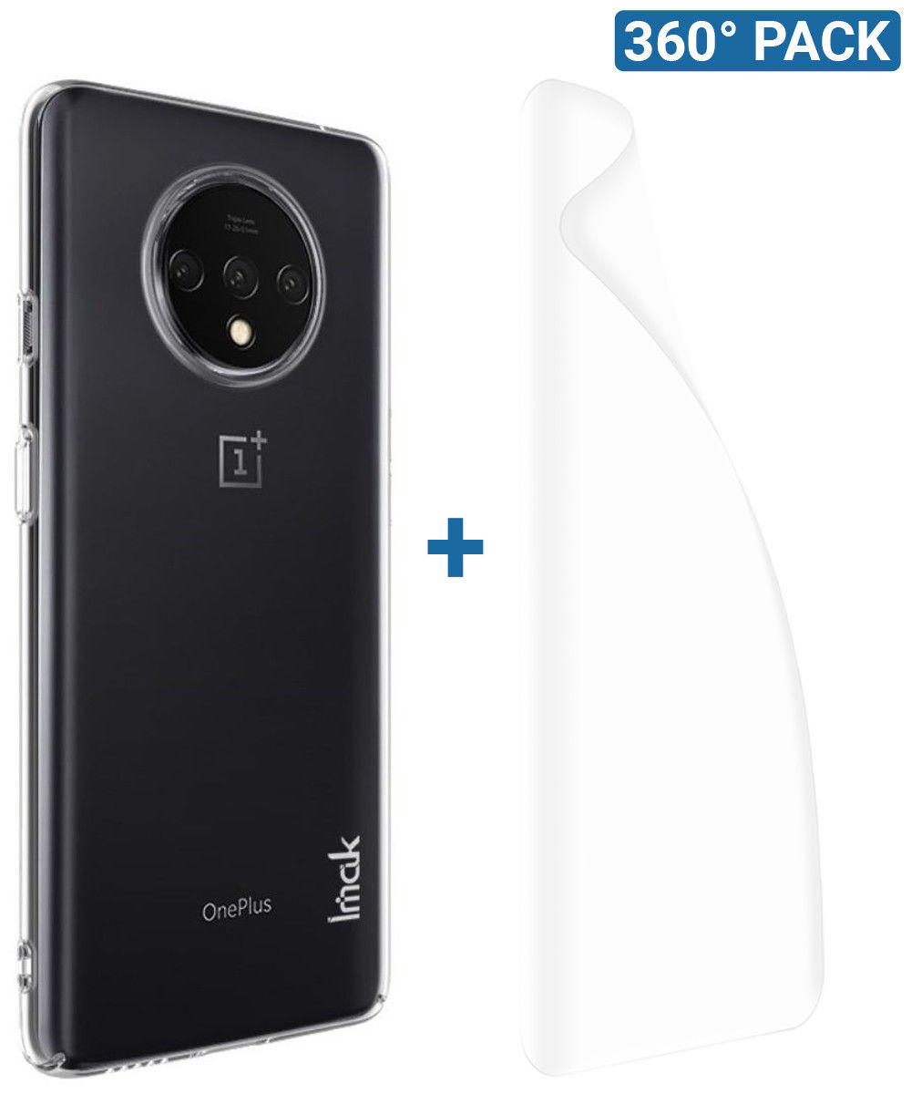 IMAK Crystal II Pro Series OnePlus 7T Hoesje met Screenprotector afbeelding 1