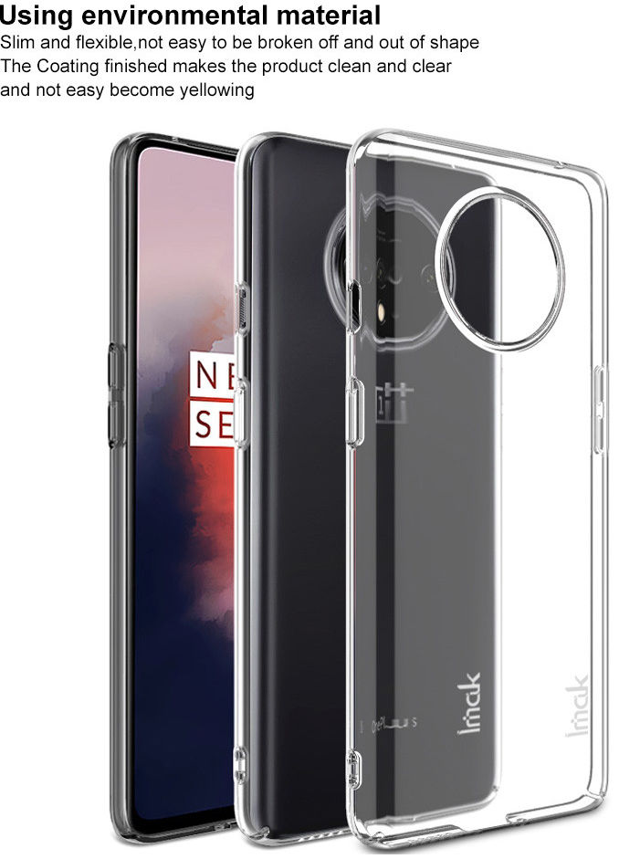 IMAK Crystal II Pro Series OnePlus 7T Hoesje met Screenprotector afbeelding 13