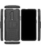 OnePlus 7T Pro Robuust Hybride Hoesje Zwart