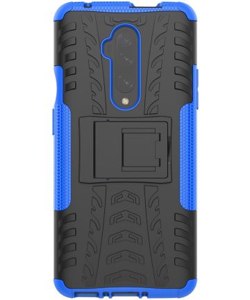 OnePlus 7T Pro Robuust Hybride Hoesje Blauw Hoesjes