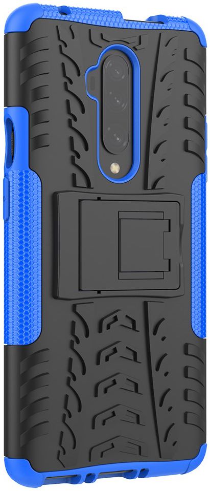 OnePlus 7T Pro Robuust Hybride Hoesje Blauw afbeelding 9