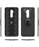 OnePlus 7T Pro Hoesje met Ring Kickstand Zwart