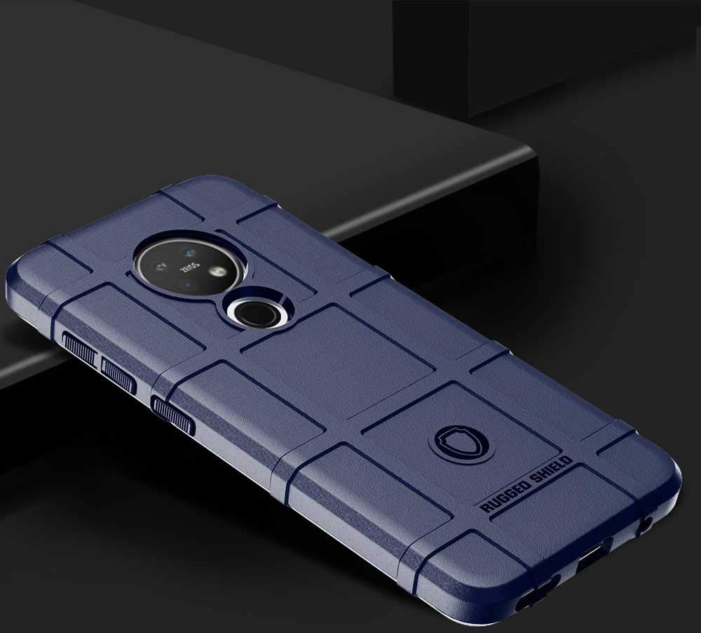 Nokia 7.2 Anti-Shock Hybride Hoesje Blauw afbeelding 2
