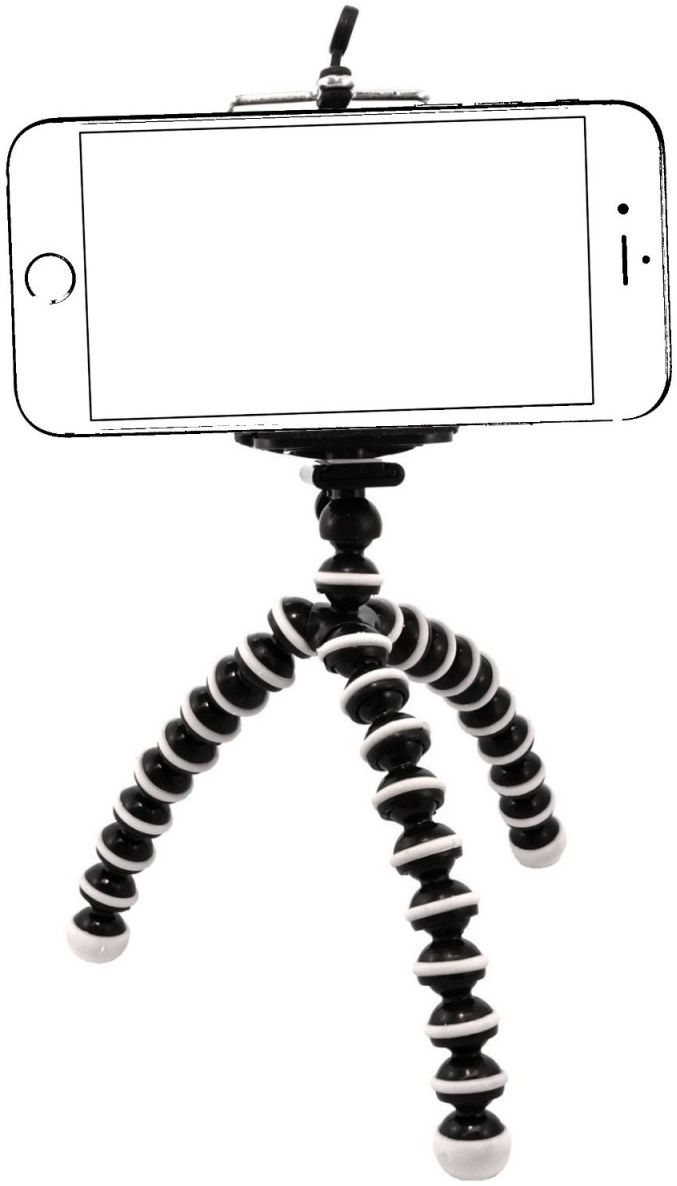Universele Flexibele Tripod Stand Houder voor Smartphones afbeelding 1