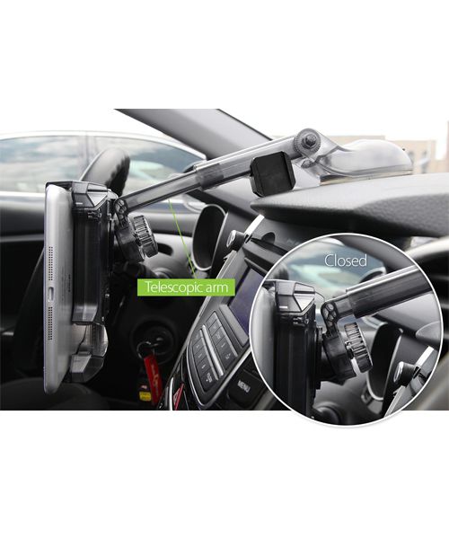 iOttie Smart Tab 2 Verstelbare Dashboard Tablethouder Auto Zwart afbeelding 7