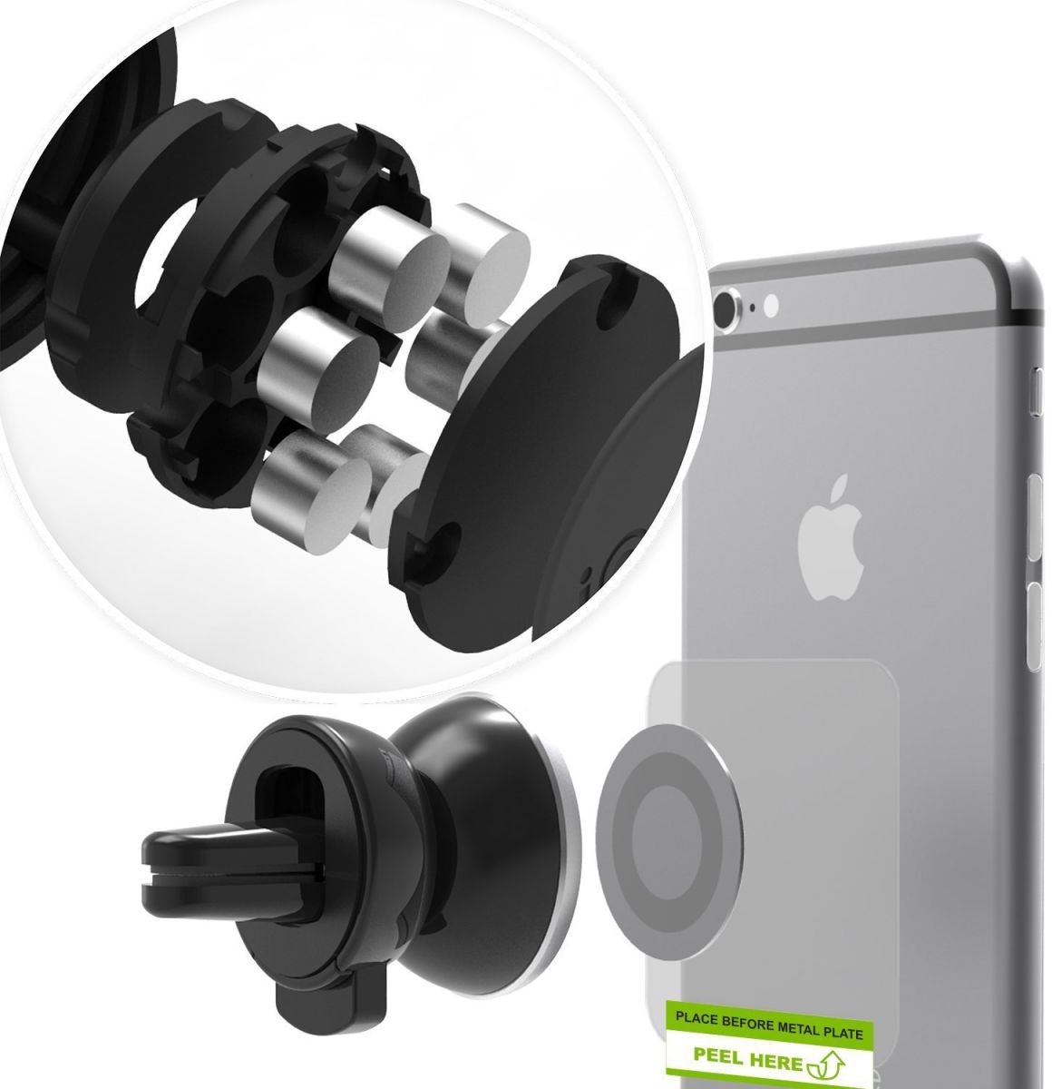 iOttie iTap Universele Magnetische Ventilatierooster Telefoonhouder afbeelding 2