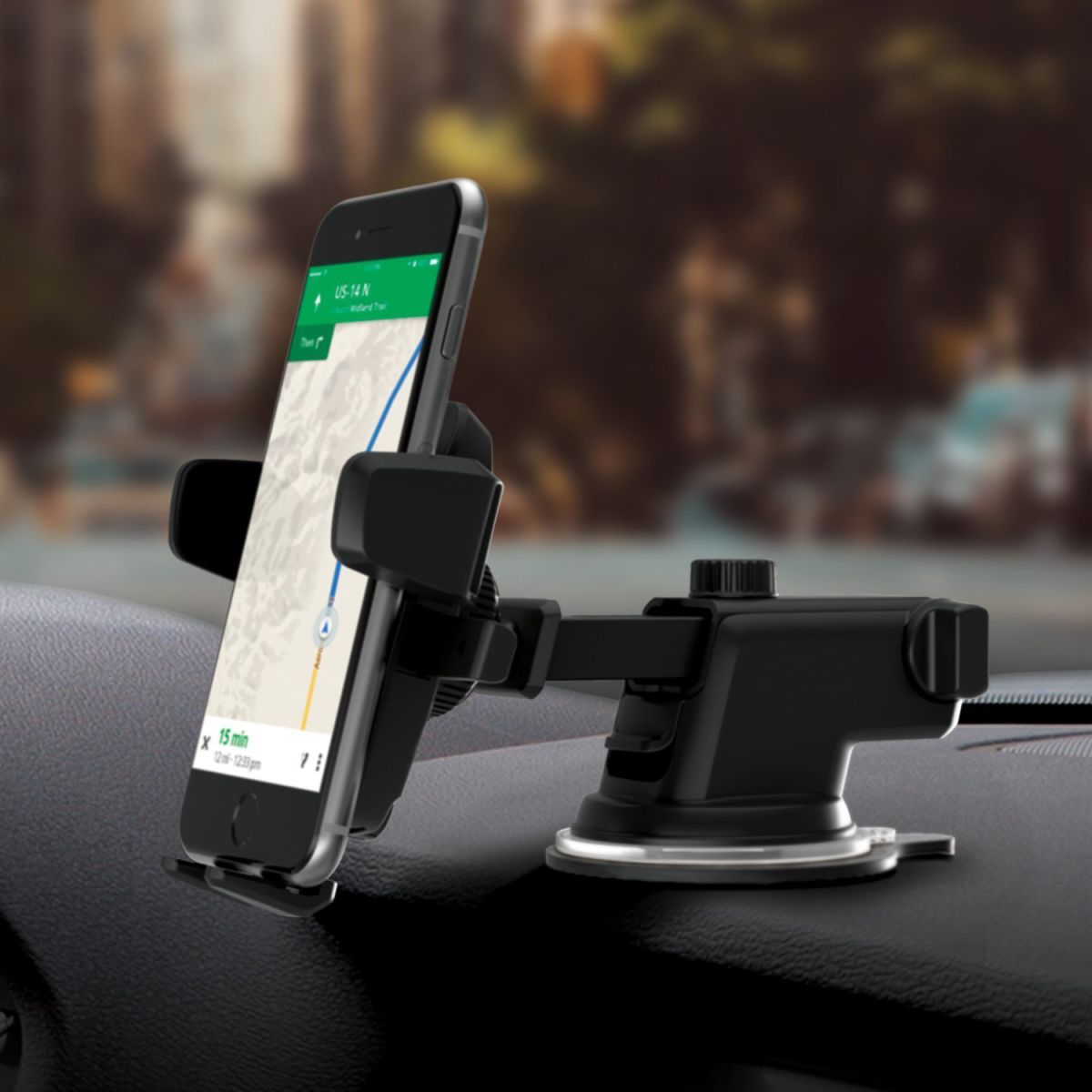 iOttie Easy One Touch 3 Auto Dashboard Houder met Zuignap Zwart afbeelding 16