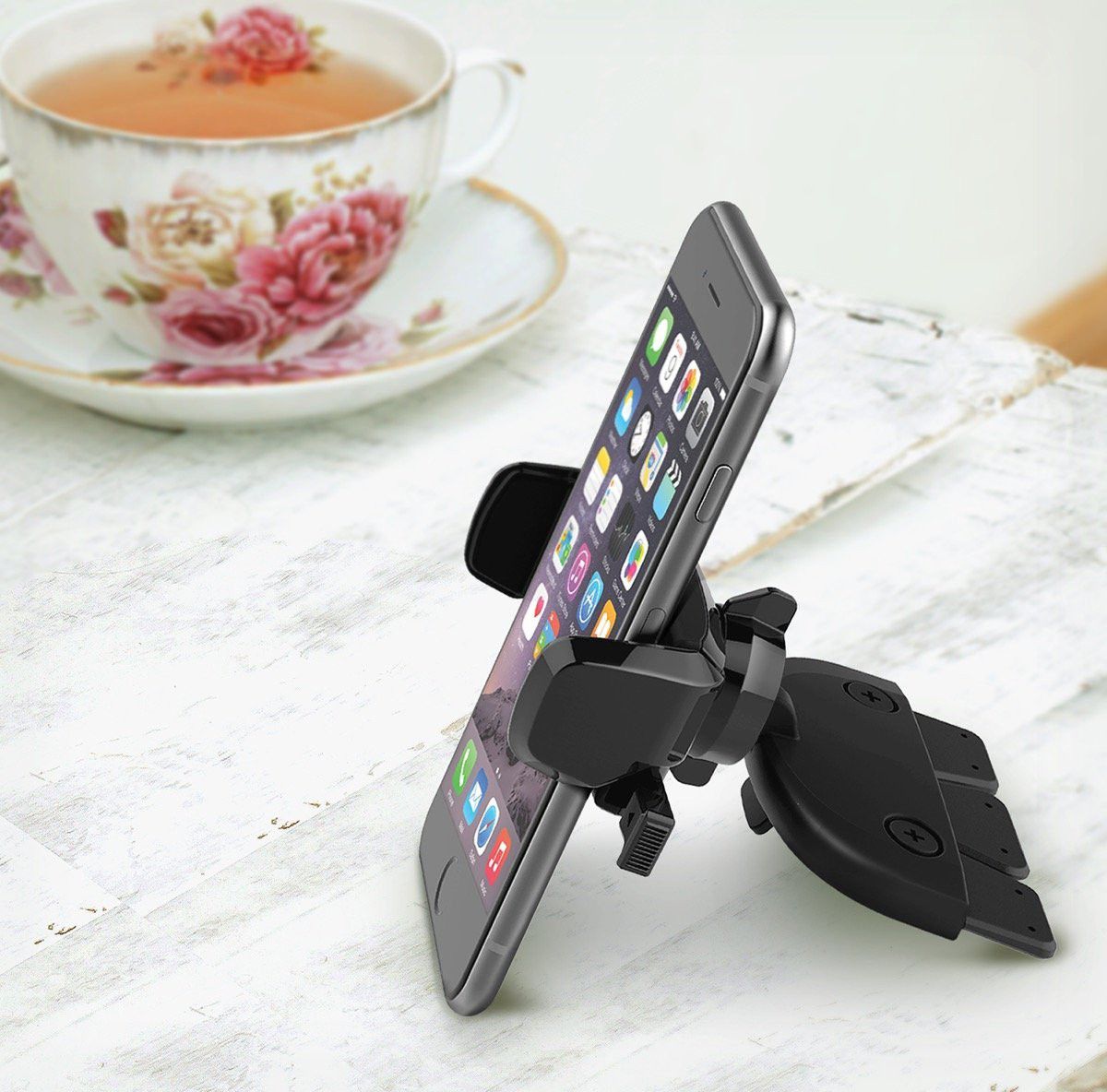 iOttie Easy One Touch Mini Universele Cd-Speler Telefoonhouder Zwart afbeelding 11