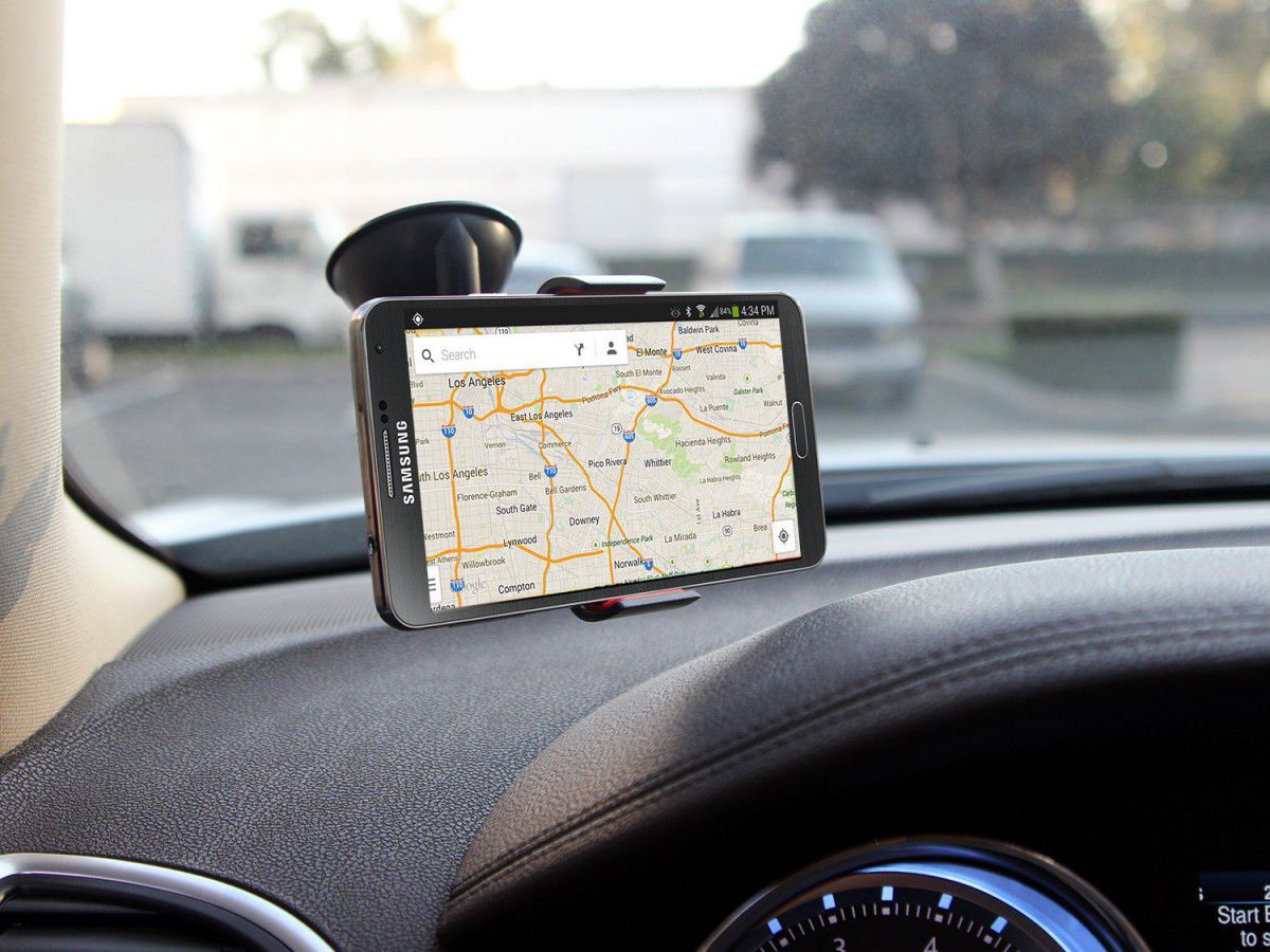 Universele Dashboard Autohouder Voor Smartphone en Telefoon Zwart afbeelding 2