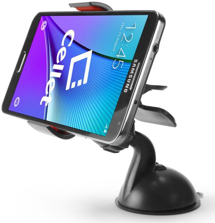 Universele Dashboard Autohouder Voor Smartphone en Telefoon Zwart afbeelding 3
