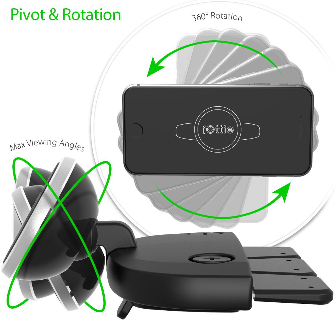 iOttie iTap Auto Houder Magnetische CD-Speler met Sleuf Houder afbeelding 6