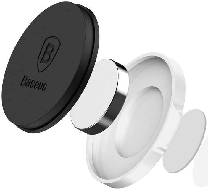 Baseus Small Ears Universele Magnetische Telefoonhouder Zilver afbeelding 3