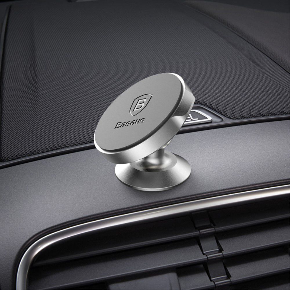 Baseus Verstelbare Magnetische Telefoonhouder Dashboard Zilver afbeelding 2