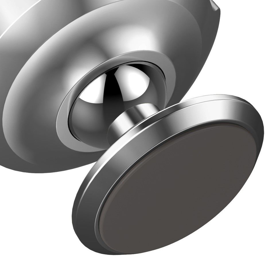Baseus Verstelbare Magnetische Telefoonhouder Dashboard Zilver afbeelding 9
