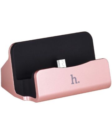 Hoco Oplaad Docking Station Universeel Micro USB Rose Gold Houders
