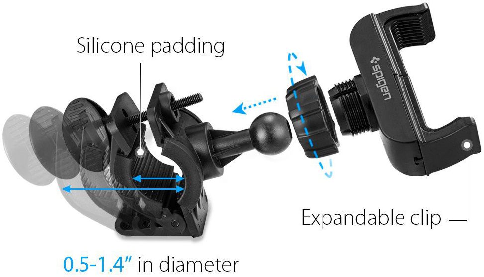 Spigen Velo BIKE Mount Universele Verstelbare Houder Telefoon Fiets afbeelding 9