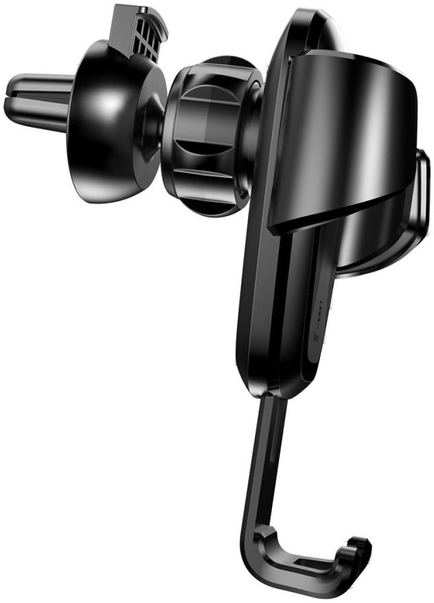 Baseus Gravity Universele Smartphone Ventilatierooster Houder Zwart afbeelding 4