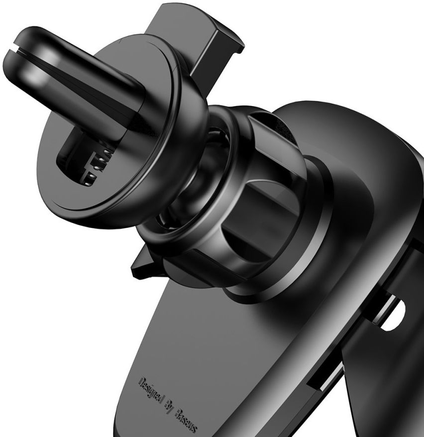 Baseus Gravity Universele Smartphone Ventilatierooster Houder Zwart afbeelding 6