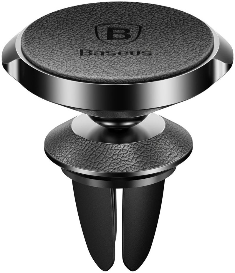 Baseus Leren Universele Verstelbare Telefoon Ventilatierooster Houder afbeelding 3