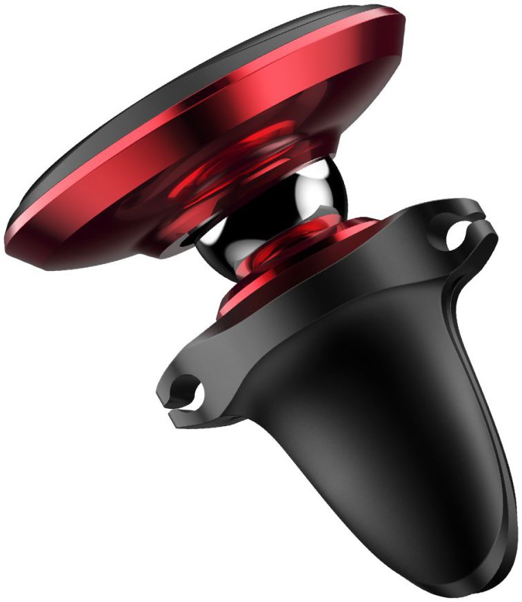 Baseus 360º Verstelbare Ventilatierooster Houder met Kabelclip Rood afbeelding 7