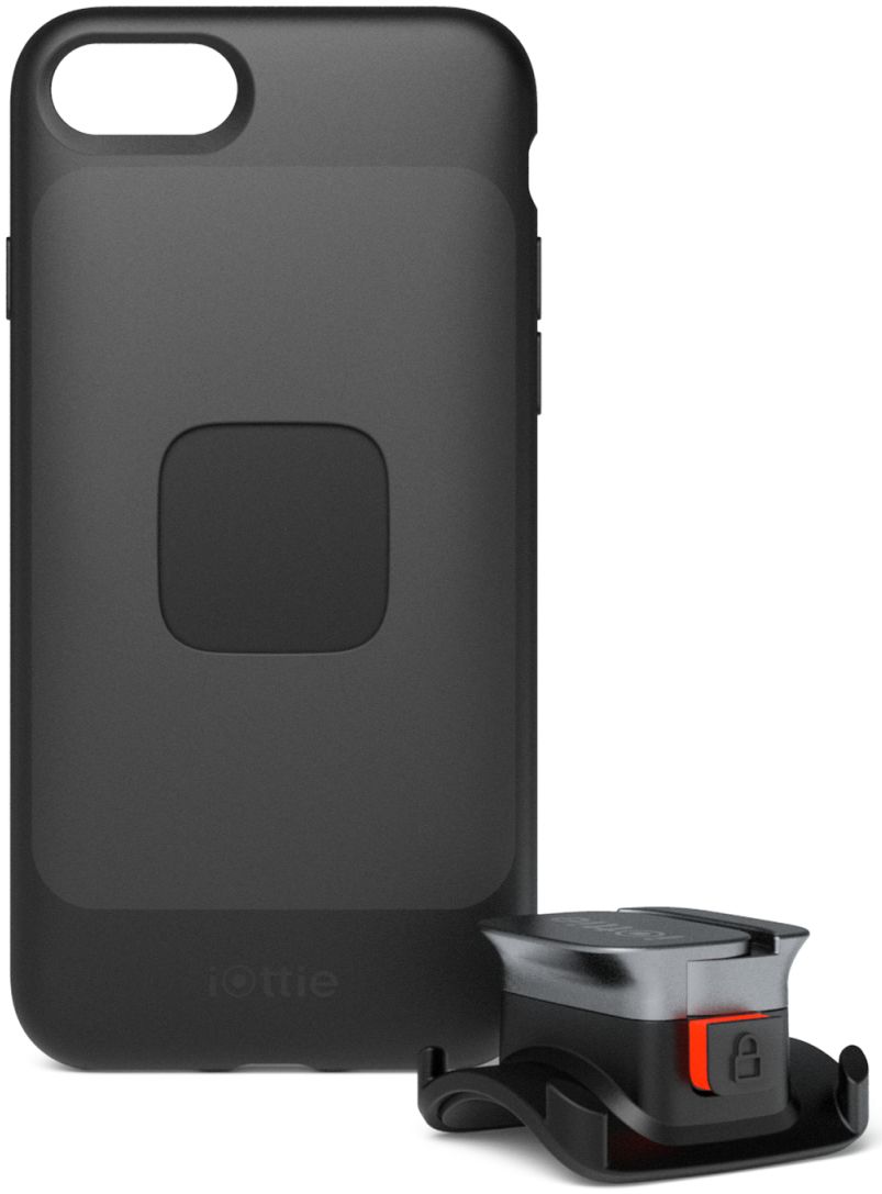 iOttie Active Edge Go Fietshouder met iPhone SE 2020 Hoesje Zwart afbeelding 1
