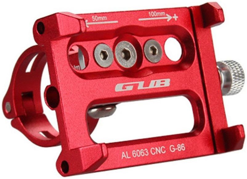 GUB G86 Universele Fiets Telefoonhouder voor Smartphone Rood afbeelding 6