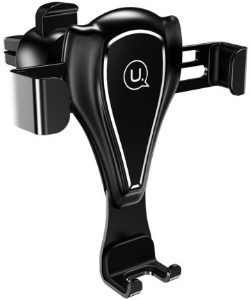 USAMS Gravity Universele Verstelbare Smartphonehouder Auto Zwart Houders