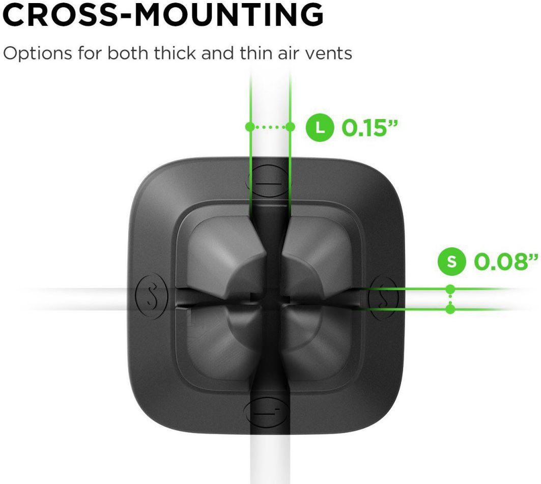 iOttie iTap Mini Magnetische Ventilatierooster Telefoonhouder Zwart afbeelding 4