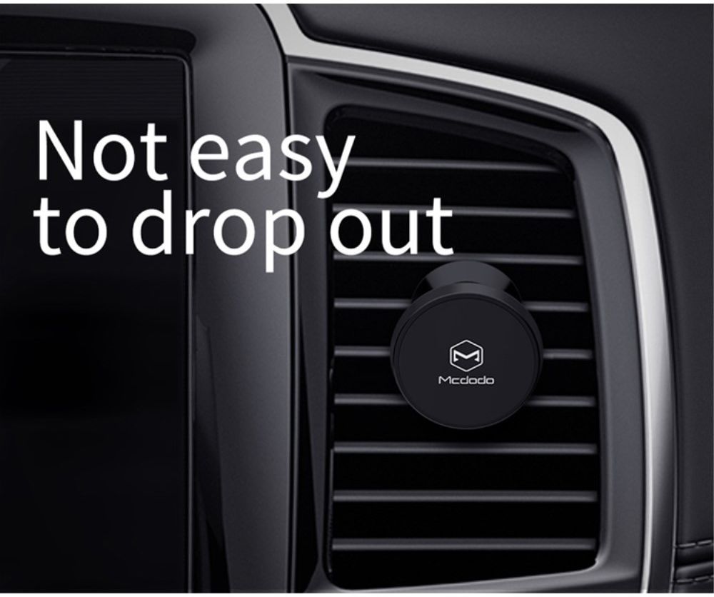 Mcdodo Magnetic Car Phone Holder 360° Verstelbare Telefoonhouder Zwart afbeelding 2