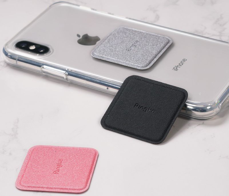 Ringke Metalen Plaatje voor magnetische houders - 2 Stuks Roze afbeelding 4